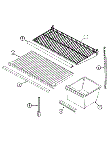 07 - Shelves & Accessories parts for Admiral Refrigerator GT15B4N3EV from AppliancePartsPros.com