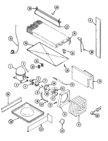 08 - Unit Compartment & System parts for Admiral Refrigerator GT15B6N3EV from AppliancePartsPros.com