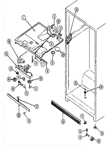 03 - Fresh Food Compartment parts for Maytag Refrigerator GT15X6A from AppliancePartsPros.com