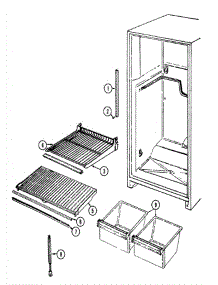 06 - Shelves & Accessories parts for Maytag Refrigerator GT15X6A from AppliancePartsPros.com