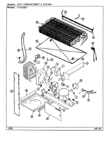 06 - Unit Compartment & System parts for Admiral Refrigerator GT15X83V / DF15A from AppliancePartsPros.com