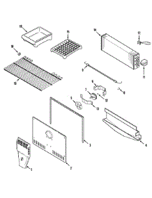 03 - Freezer Compartment parts for Admiral Refrigerator GT1723NEHW from AppliancePartsPros.com