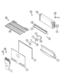 02 - Freezer Compartment parts for Admiral Refrigerator GT1781NKCW from AppliancePartsPros.com