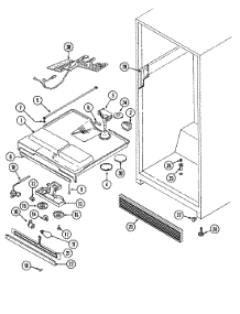 03 - Fresh Food Compartment parts for Admiral Refrigerator GT17A4XA from AppliancePartsPros.com
