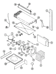 06 - Unit Compartment & System parts for Admiral Refrigerator GT17A4XA from AppliancePartsPros.com