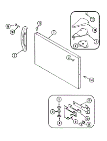 03 - Freezer Outer Door parts for Maytag Refrigerator GT17A7V from AppliancePartsPros.com