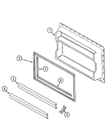 02 - Freezer Inner Door parts for Admiral Refrigerator GT17B2N3EA from AppliancePartsPros.com