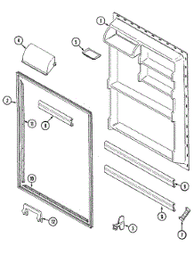 05 - Fresh Food Inner Door parts for Admiral Refrigerator GT17B5N3EV from AppliancePartsPros.com