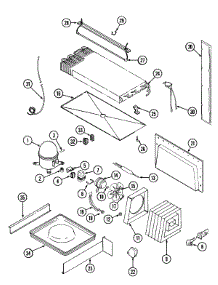 08 - Unit Compartment & System parts for Admiral Refrigerator GT17B5N3EV from AppliancePartsPros.com