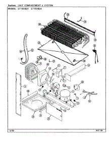 08 - Unit Compartment & System parts for Maytag Refrigerator GT18X8DA / DC45A from AppliancePartsPros.com