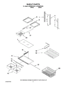 06 - Shelf Parts parts for Maytag Refrigerator AB1924PEKW3 from AppliancePartsPros.com