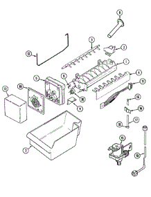 08 - Optional Ice Maker Kit-Uki1000agx parts for Admiral Refrigerator GT1926PDCW from AppliancePartsPros.com