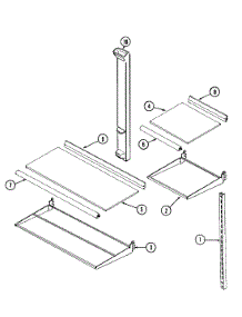 05 - Shelves & Accessories parts for Admiral Refrigerator GT19A93A from AppliancePartsPros.com