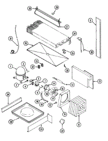 07 - Unit Compartment & System parts for Admiral Refrigerator GT19A93V from AppliancePartsPros.com