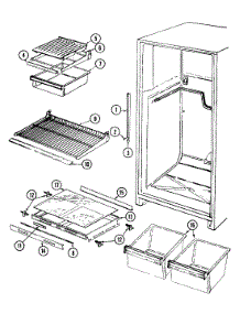 06 - Shelves & Accessories parts for Maytag Refrigerator GT19X6A from AppliancePartsPros.com