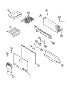 03 - Freezer Compartment parts for Admiral Refrigerator GT2122NEEW from AppliancePartsPros.com