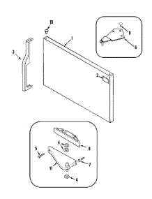 05 - Freezer Outer Door parts for Admiral Refrigerator GT2123NEHW from AppliancePartsPros.com