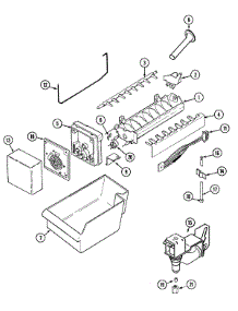 09 - Optional Ice Maker Kit-Uki1000agx parts for Admiral Refrigerator GT2127PEGW from AppliancePartsPros.com