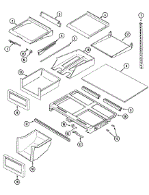 09 - Shelves & Accessories parts for Admiral Refrigerator GT2128PEFW from AppliancePartsPros.com
