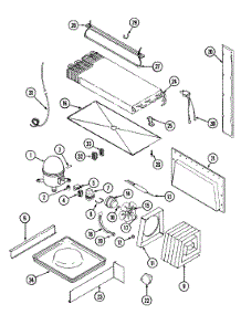 08 - Unit Compartment & System parts for Admiral Refrigerator GT21A83V from AppliancePartsPros.com