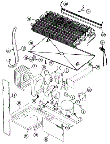 08 - Unit Compartment & System parts for Admiral Refrigerator GT21A93V from AppliancePartsPros.com