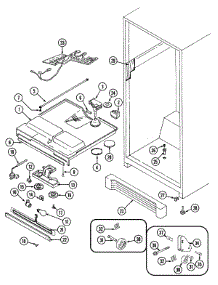 04 - Fresh Food Compartment parts for Admiral Refrigerator GT21B4N3EV from AppliancePartsPros.com