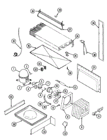 08 - Unit Compartment & System parts for Admiral Refrigerator GT21B7N3EV from AppliancePartsPros.com