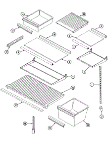 08 - Shelves & Accessories parts for Maytag Refrigerator GT21Y8FV from AppliancePartsPros.com