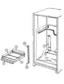 05 - Shelves & Accessories parts for Admiral Refrigerator GT23A93A from AppliancePartsPros.com
