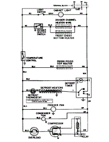 09 - Wiring Information parts for Admiral Refrigerator GT23B6N3EA from AppliancePartsPros.com
