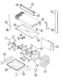 07 - Unit Compartment & System parts for Admiral Refrigerator GT23X83A from AppliancePartsPros.com