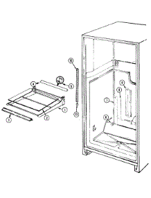 07 - Shelves & Accessories parts for Admiral Refrigerator GT23X93V / DF89A from AppliancePartsPros.com
