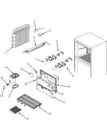 04 - Freezer Compartment parts for Admiral Refrigerator GT8208PEKW from AppliancePartsPros.com