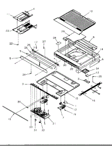 07 - Divider Block parts for Amana Refrigerator GTG21B2L / P1193001W L from AppliancePartsPros.com