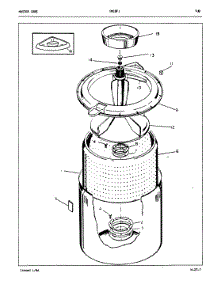 05 - Tub (Rev. A-D) parts for Maytag Washer GW18F1H from AppliancePartsPros.com