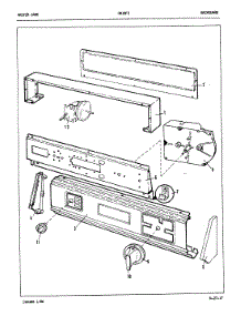 02 - Control Panel (Rev. A-D) parts for Maytag Washer GW18F2W from AppliancePartsPros.com