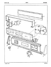 02 - Control Panel (Rev. A-D) parts for Maytag Washer GW20F6A from AppliancePartsPros.com