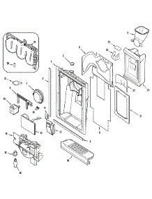 03 - Fountain (Gz2727gehq) parts for Admiral Refrigerator GZ2727GEHQ from AppliancePartsPros.com