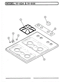 02 - Top Assembly parts for Hardwick Vacuum H-434 from AppliancePartsPros.com