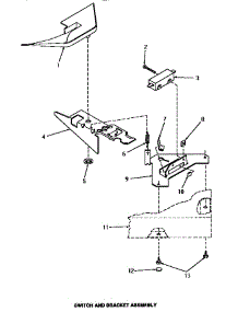 21 - Switch & Bracket Assy parts for Amana Washer HA2010 from AppliancePartsPros.com
