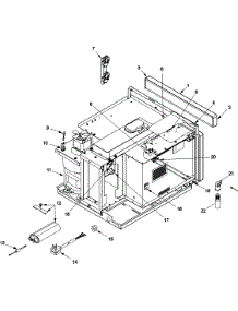04 - Electrical Components parts for Amana Microwave HDC12 / P1330502M from AppliancePartsPros.com