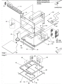 02 - Control / Antenna & Basepan Assembly parts for Amana Microwave HDC12A / P1323002M from AppliancePartsPros.com