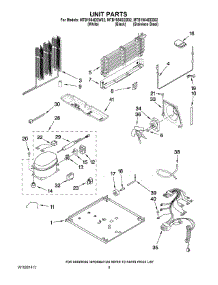 05 - Unit Parts parts for Maytag Refrigerator MTB1954EEW02 from AppliancePartsPros.com