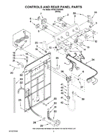 02 - Controls And Rear Panel Parts parts for Maytag Washer MVWC7ESWW0 from AppliancePartsPros.com