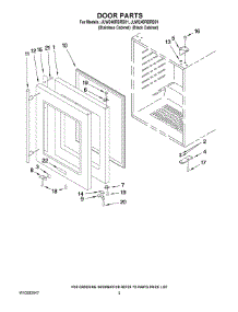 03 - Door Parts parts for Maytag Wine Cooler JUW248RBRS01 from AppliancePartsPros.com