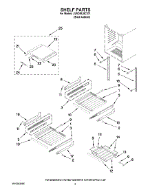02 - Shelf Parts parts for Maytag Wine Cooler JUW248LBCX01 from AppliancePartsPros.com
