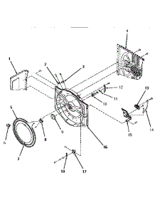 05 - Heating Element And Heater Case parts for Amana Dryer HE1203 from AppliancePartsPros.com