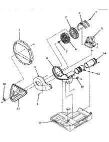 04 - Duct Assy, Casing And Fan parts for Amana Dryer HE1243 from AppliancePartsPros.com