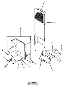 07 - Heater Box parts for Amana Dryer HE2003 from AppliancePartsPros.com
