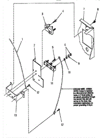 12 - Terminal Block parts for Amana Dryer HE2250 from AppliancePartsPros.com